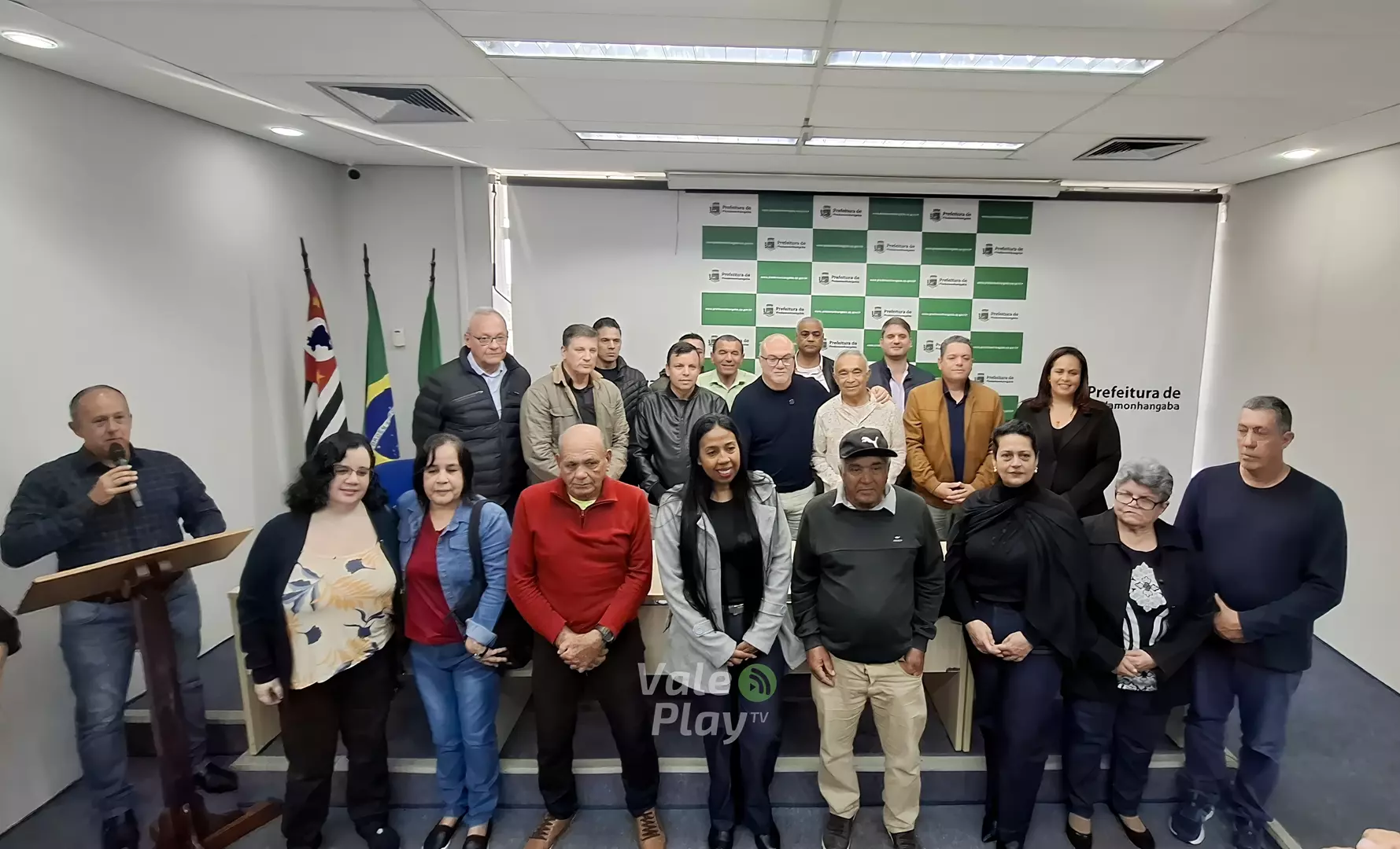 Coletiva de Impressa Lançamento de Obras da Saúde em Pindamonhangaba -SP